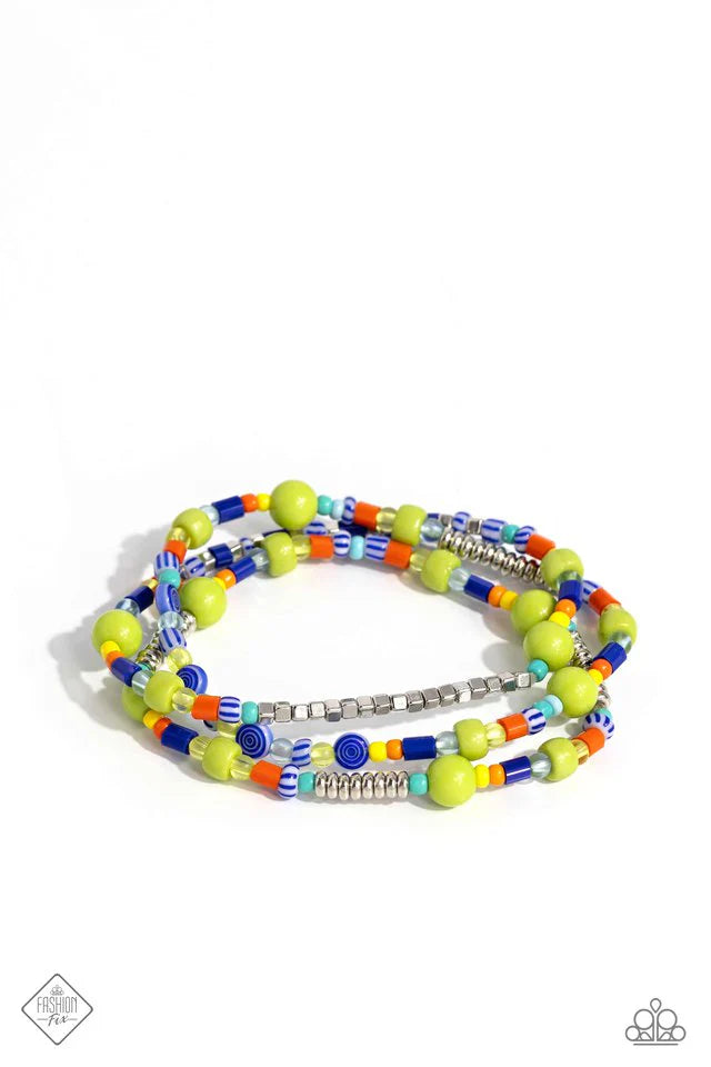 Paparazzi Bracelet ~ Confident Collision - Multi