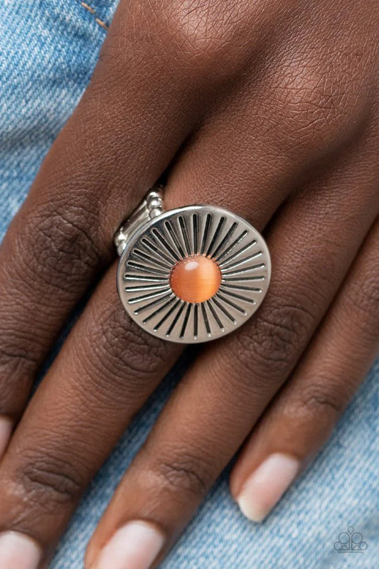 Paparazzi Ring ~ Everglade Eden - Orange