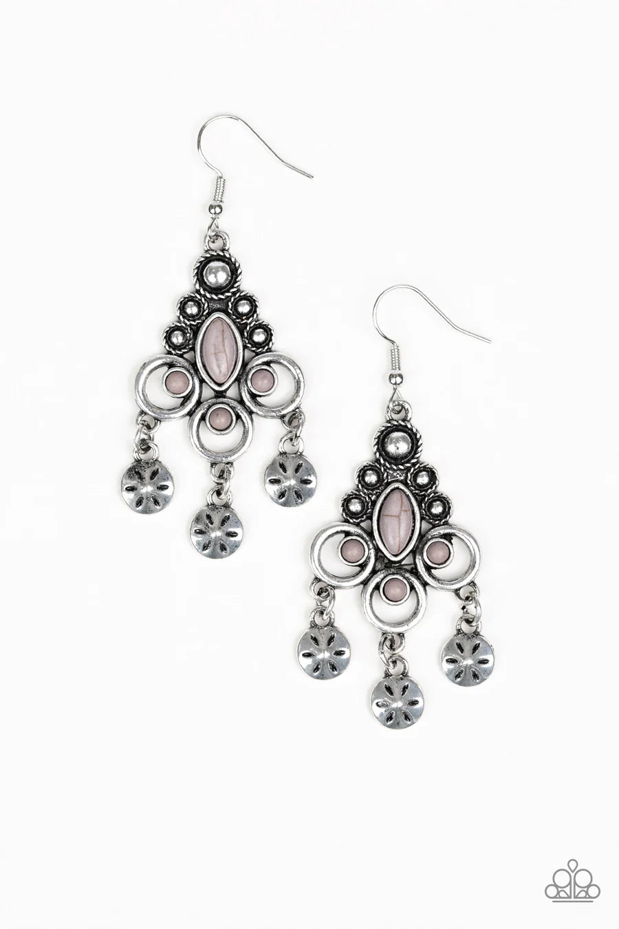 Paparazzi "SOUTHERN EXPRESSIONS" Silver Earrings