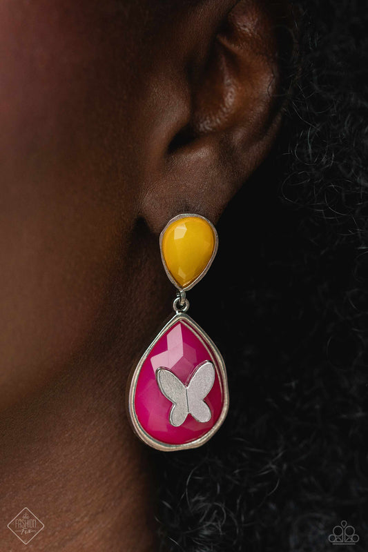 Paparazzi - BRIGHT This Sway- Multi Earrings