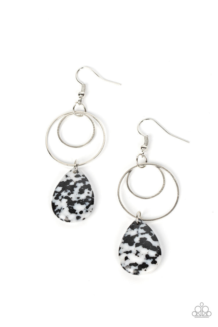 TERRAZZO TEMPO - Black Earrings