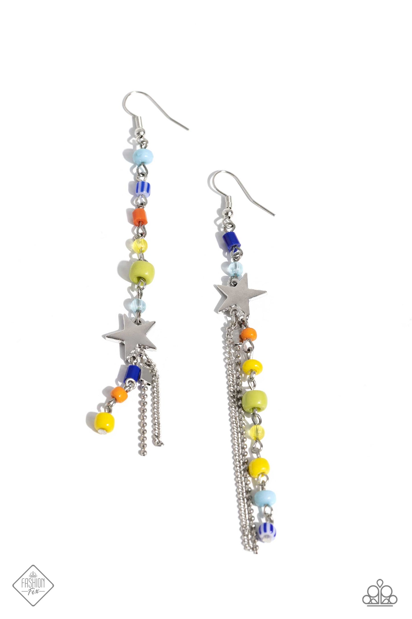 Paparazzi - Candid Collision Multi Color Earrings