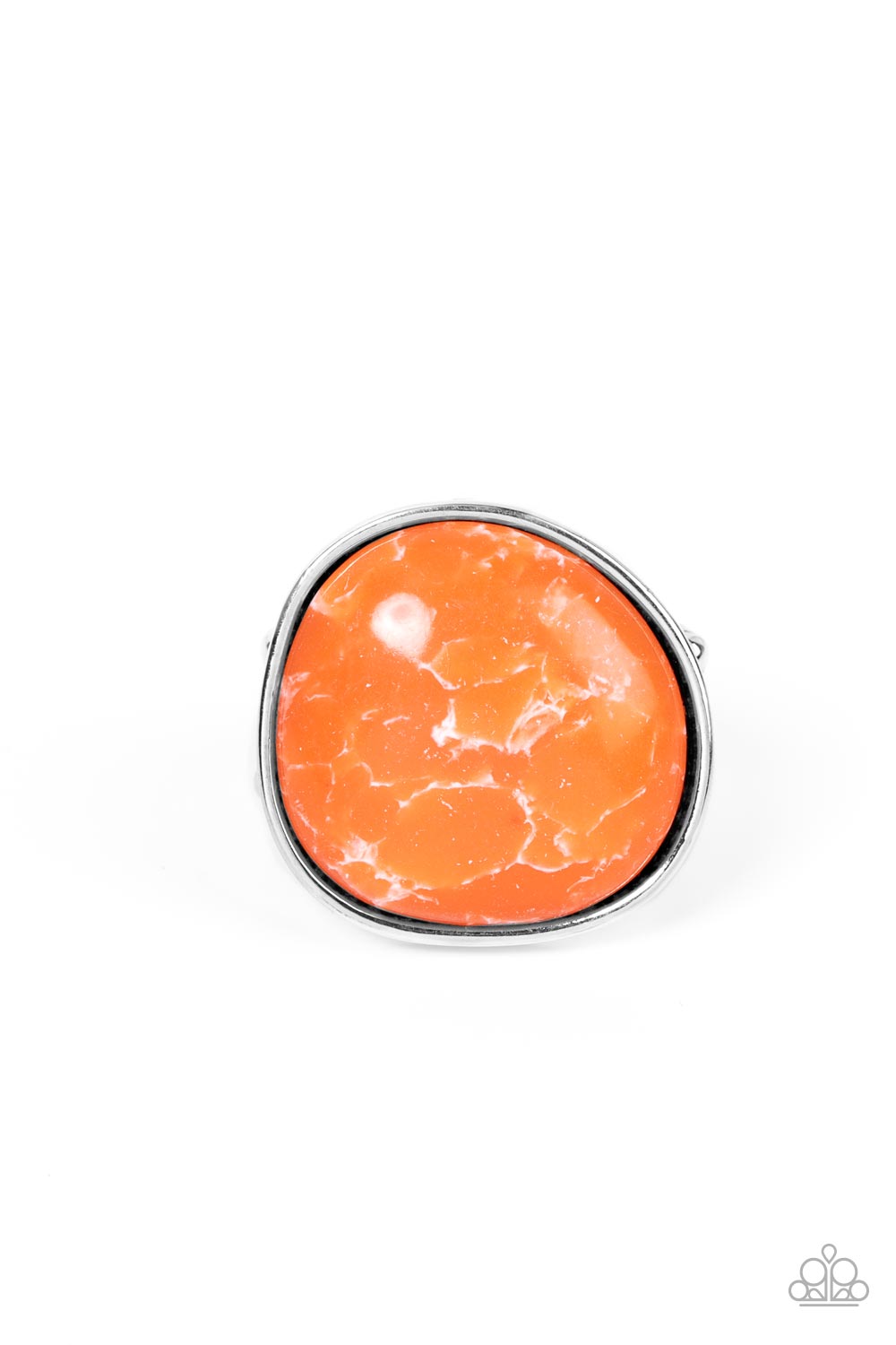 Paparazzi  Aesthetically Authentic - Orange Ring