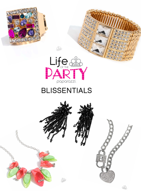 Paparazzi Life of the Party Blissentials 5pc SET- June 2024
