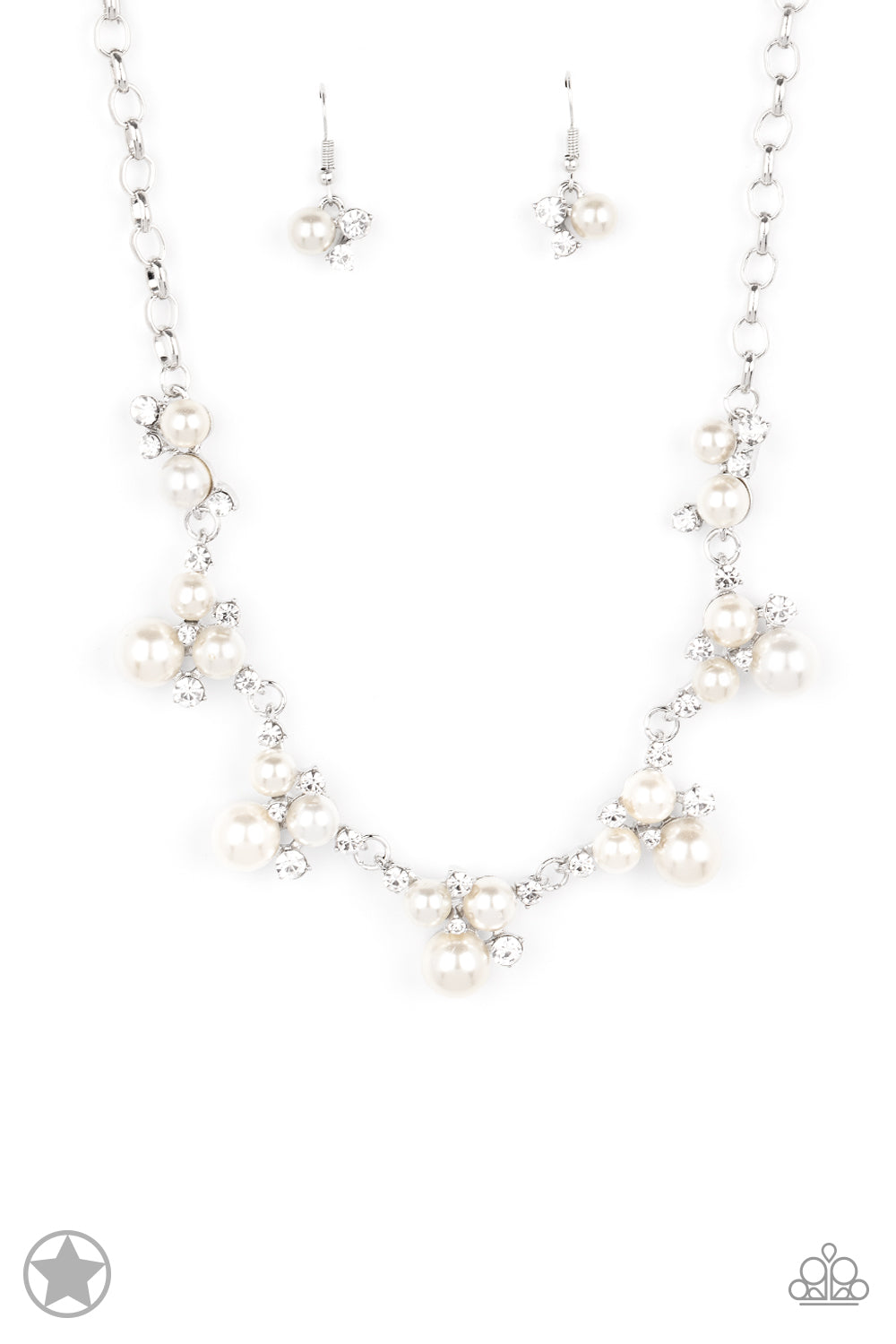 Paparazzi Toast To Perfection - White Necklace