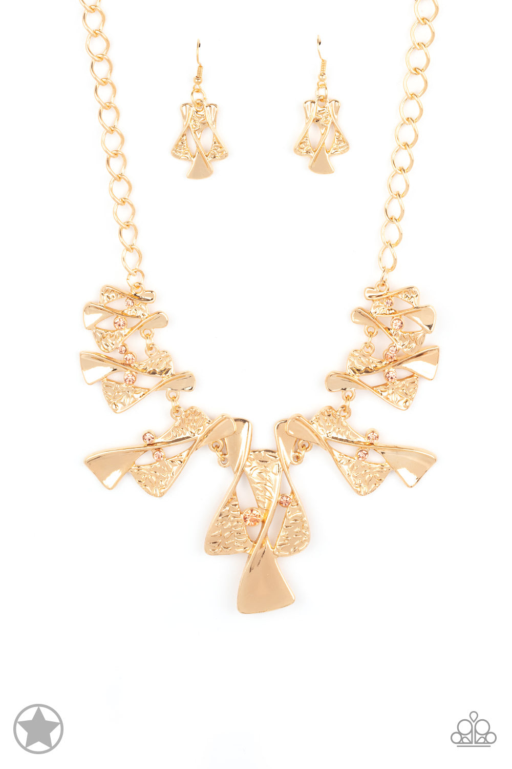 Paparazzi The Sands of Time Gold Necklace