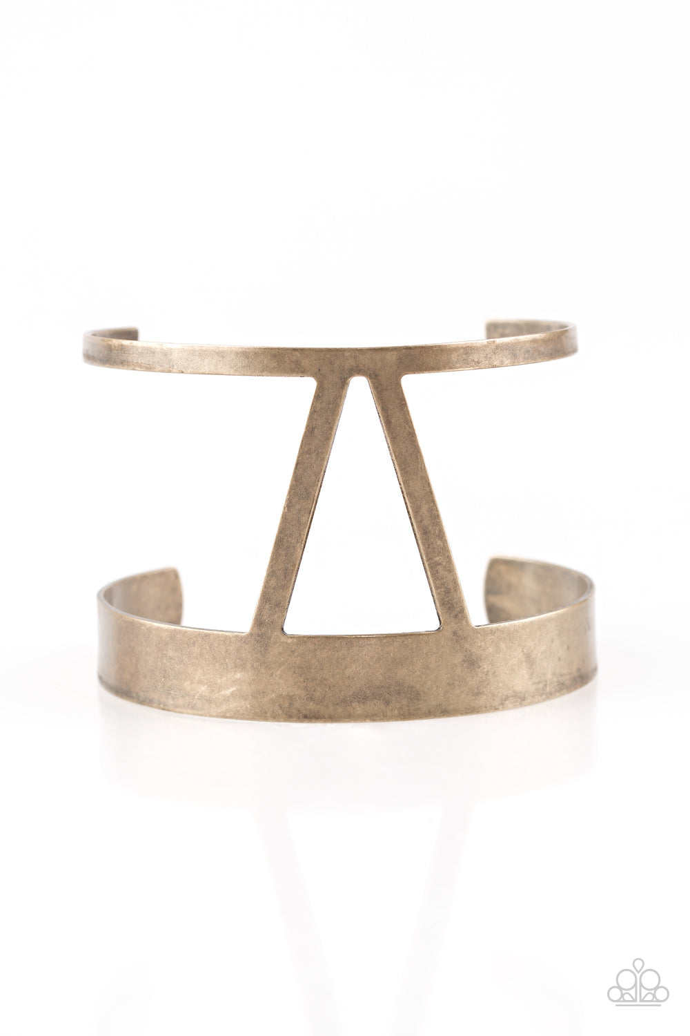 Rural Ruler - Brass Cuff Bracelet - Papparazzi