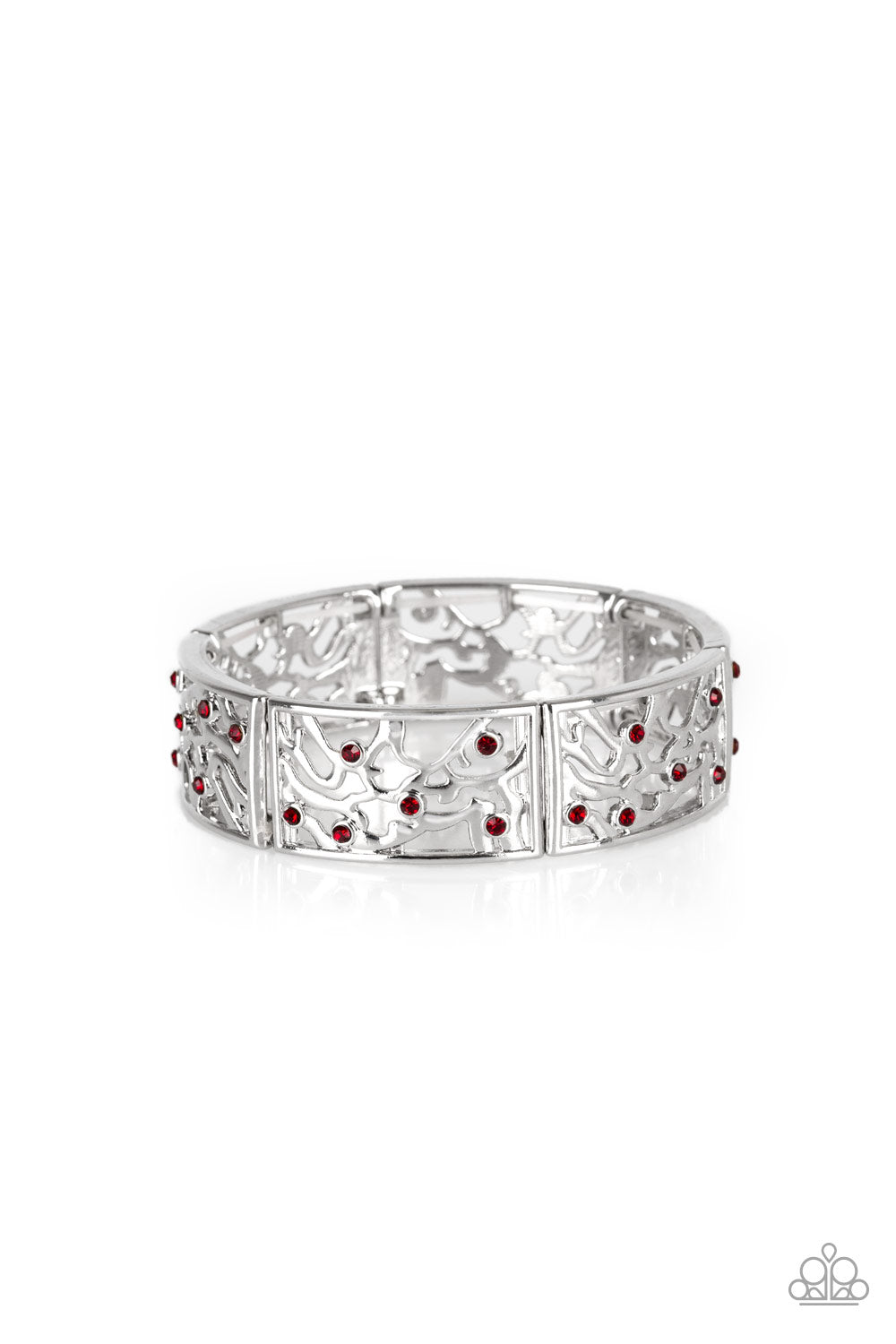 Paparazzi Bracelet Yours and VINE - Red