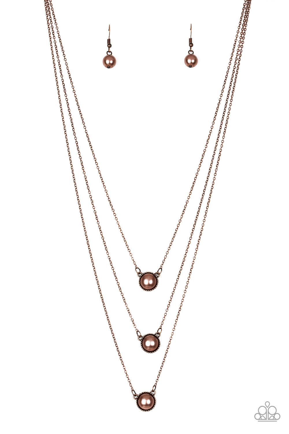 Paparazzi A Love For Luster Copper Necklace