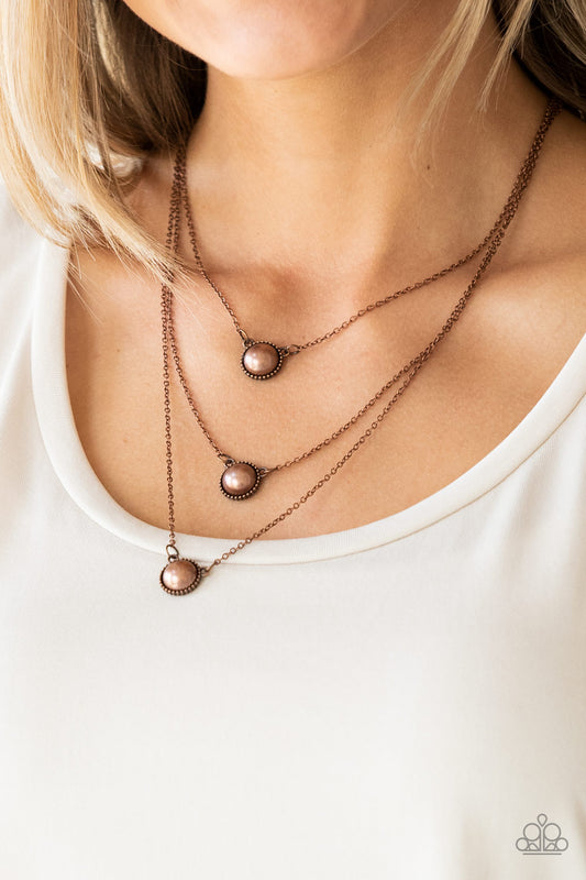 Paparazzi A Love For Luster Copper Necklace