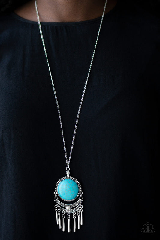 Paparazzi Rural Rustler Turquoise Necklace