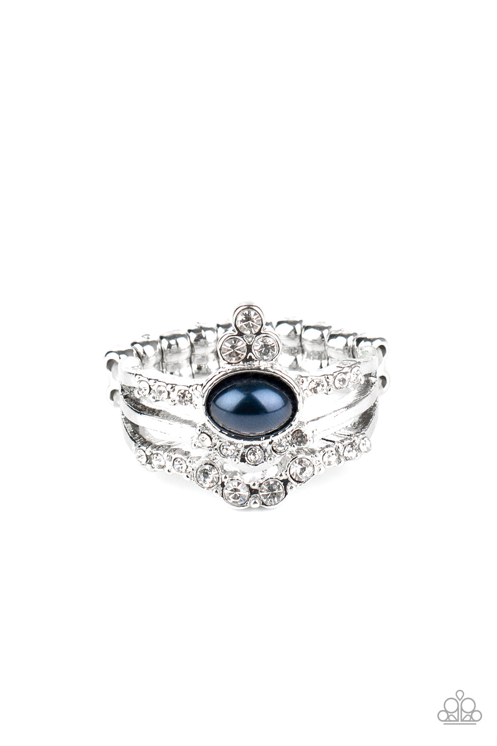 Paparazzi Timeless Tiaras Blue Ring