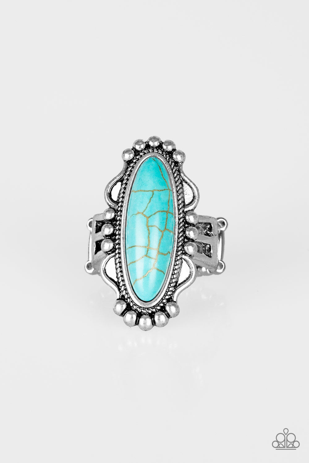 Paparazzi Ring - Leave No Trace - Turquoise