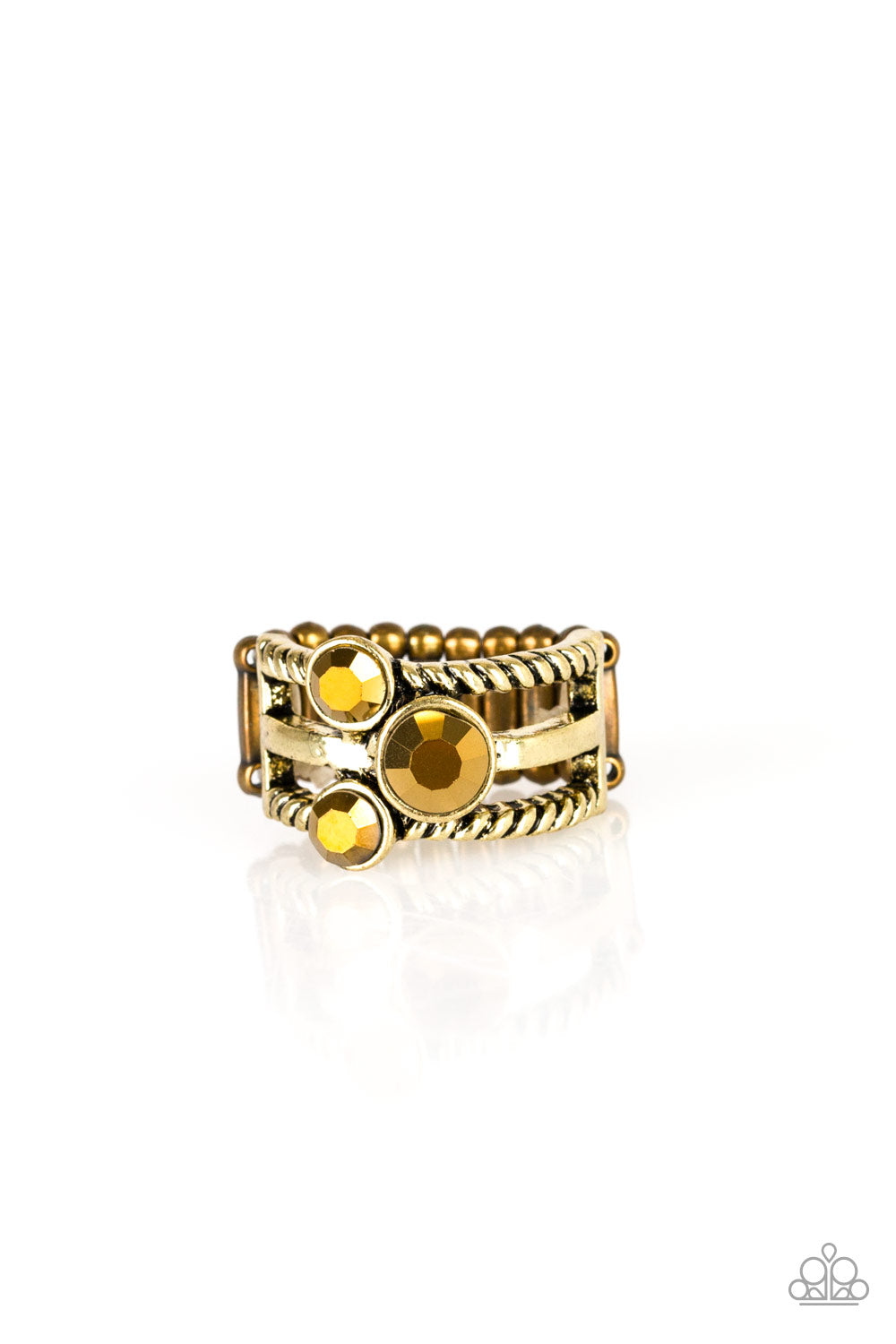 Paparazzi Ring - Head In The Stars - Brass