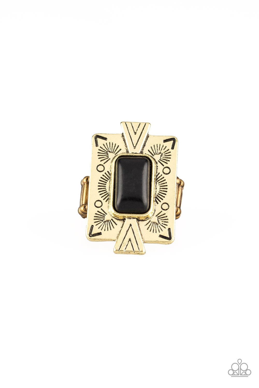 Paparazzi Ring - Stone Cold Couture  - Brass