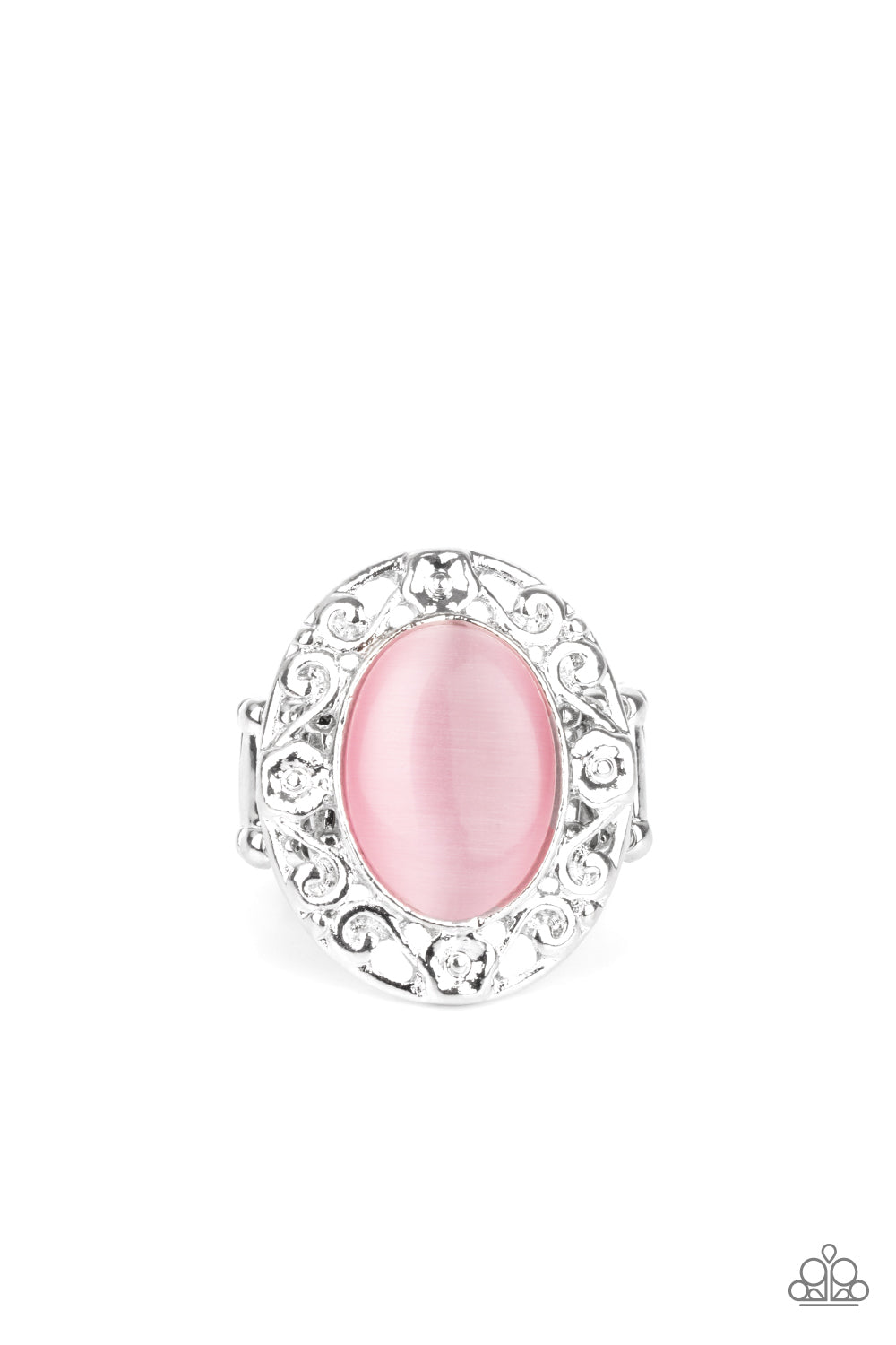 Moonlit Marigold - Pink Ring - Paparazzi