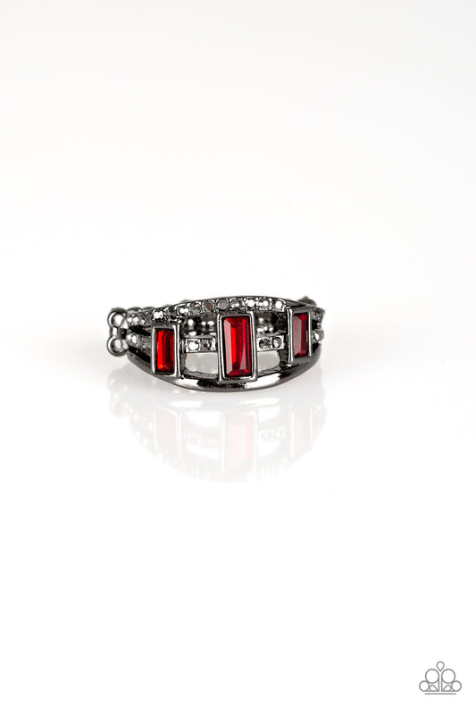 Paparazzi ring Noble Nova - Red