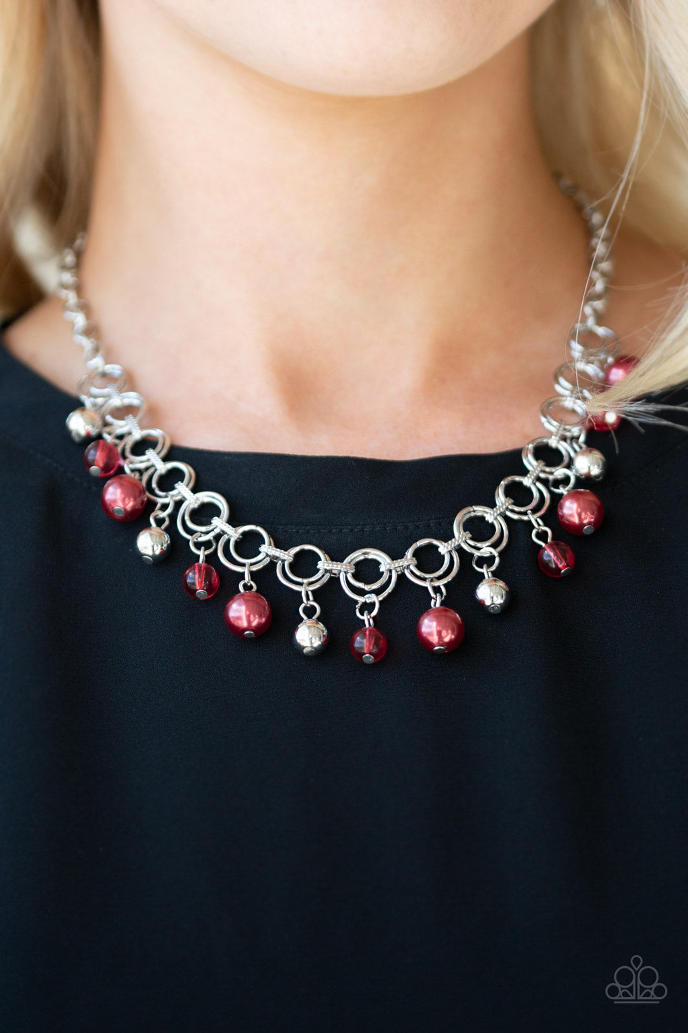 Fiercely Fancy - Red Paparazzi Necklace