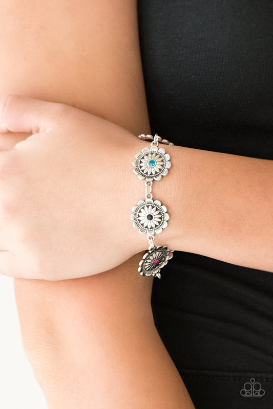 Funky Flower Child - Multi Bracelet - Paparazzi