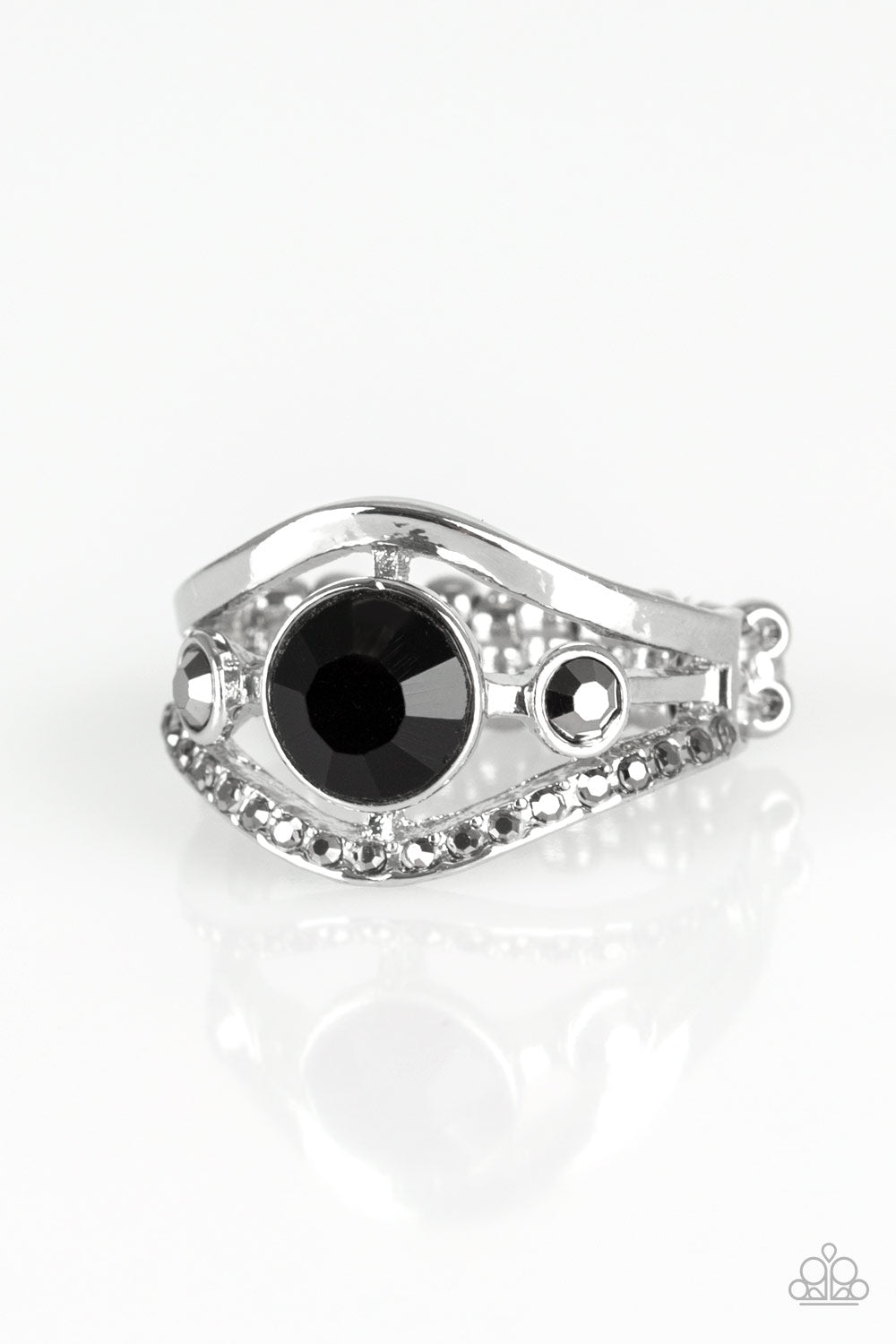 Rich With Richness - Black Ring - Paparazzi