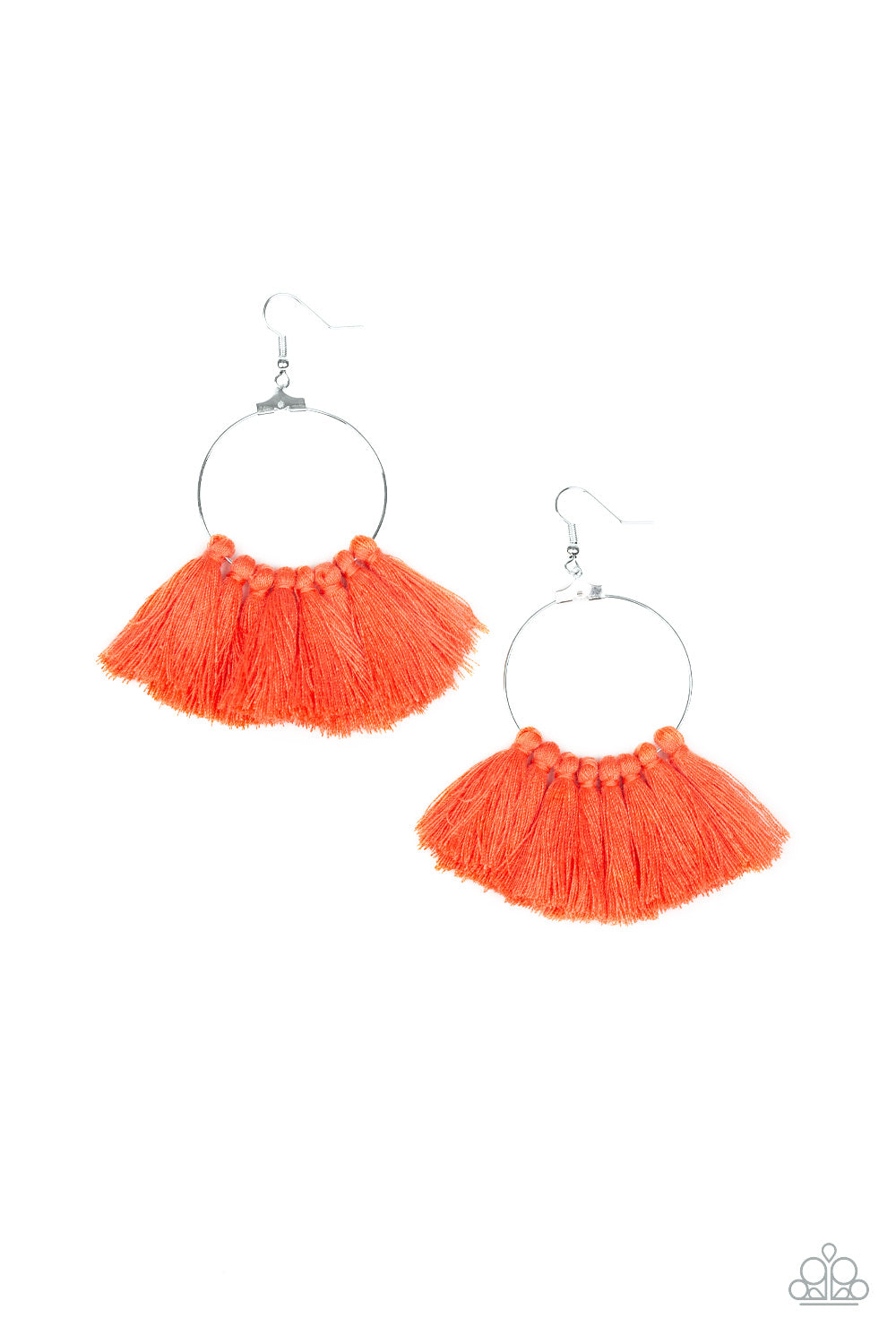 Peruvian Princess - Orange Earrings