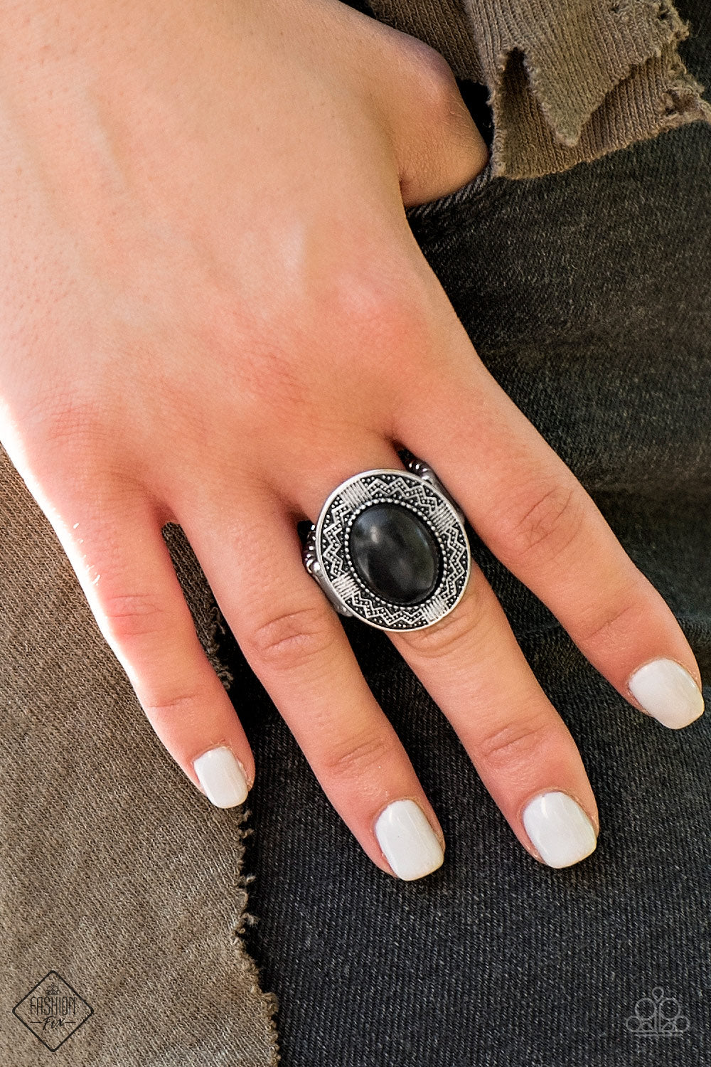 Tribe Trend Black Ring - Paparazzi