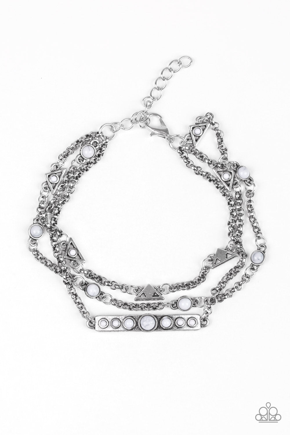 No Means NOMAD - Silver Bracelet - Paparazzi