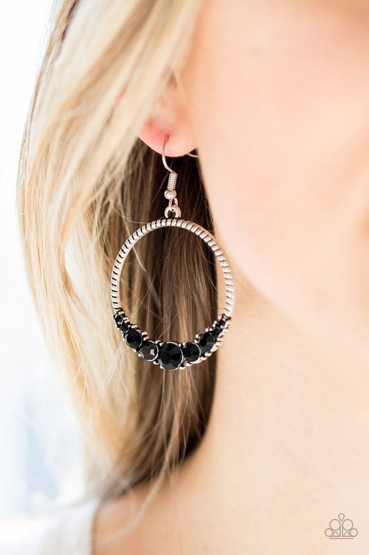 Self-Made Millionaire - Black Earrings