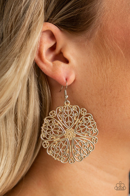 Paparazzi Ocean Paradise - Brown Earrings