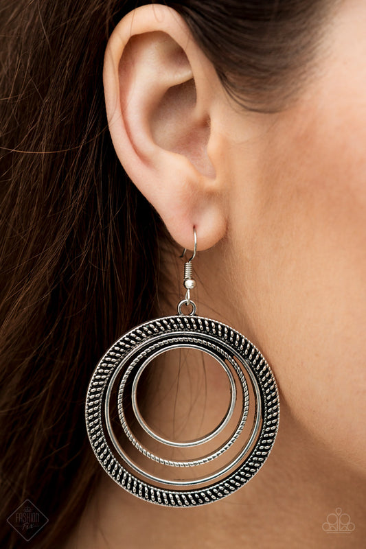 Totally Textured Paparazzi Earrings