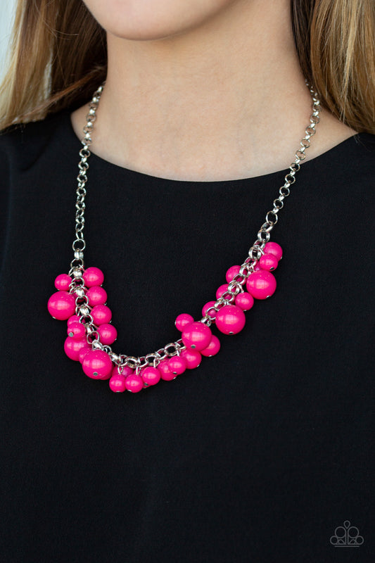 Walk This BROADWAY - Pink Paparazzi Necklace