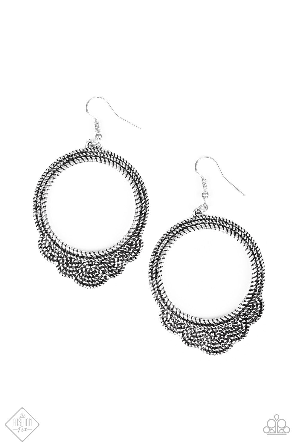 Rover Radiance Silver Earrings- Paparazzi