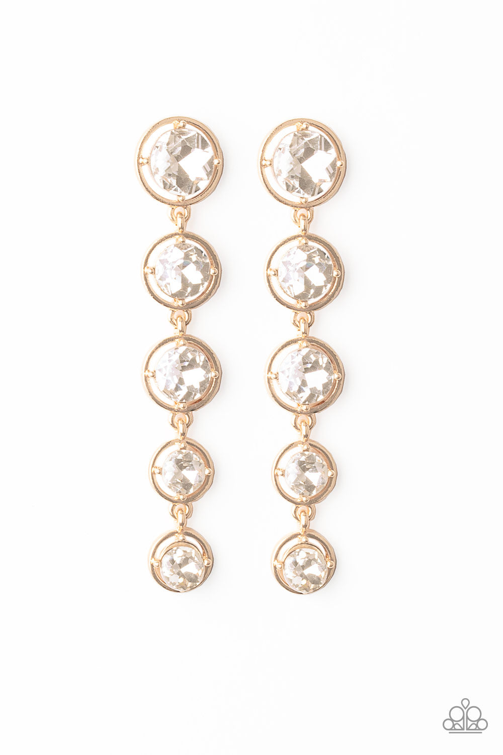 Paparazzi Earrings - Drippin In Starlight - Gold