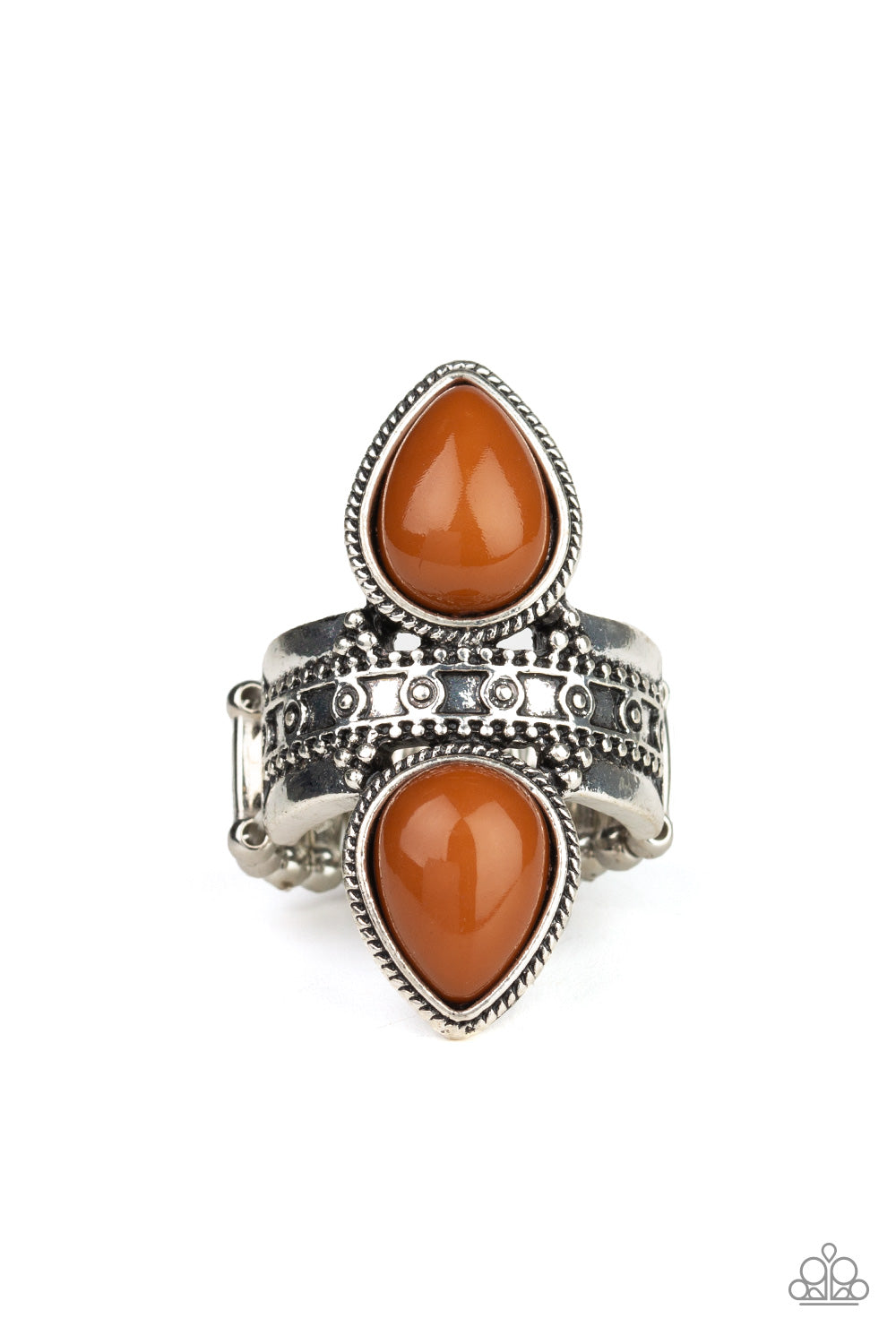 Paparazzi Ring New Age Leader - Brown