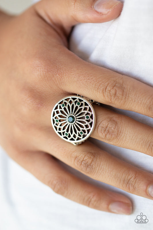 Paparazzi Ring Mandala Magnificence - Green