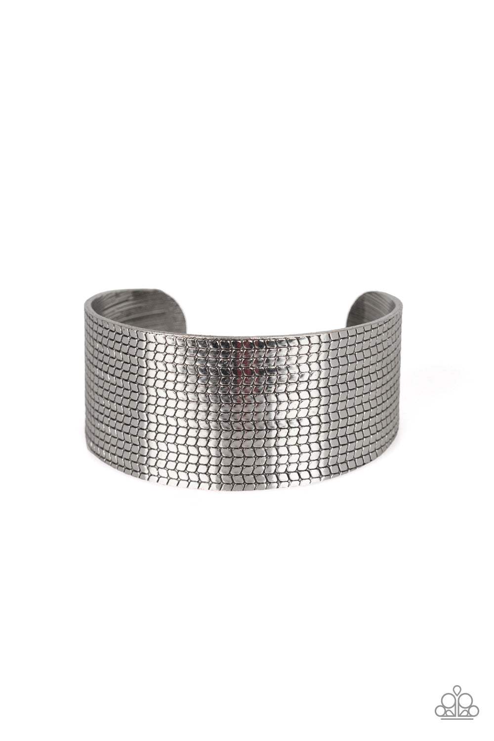 Paparazzi Bracelet Texture Trailblazer - Silver