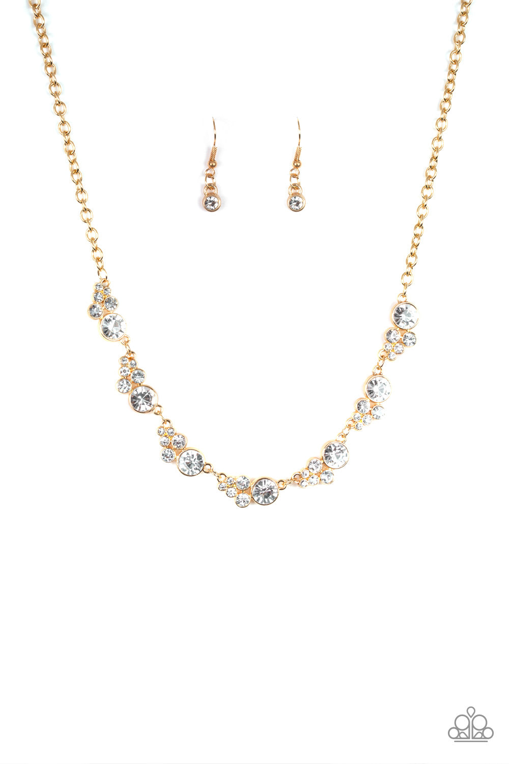 Social Luster - Gold Paparazzi Necklace