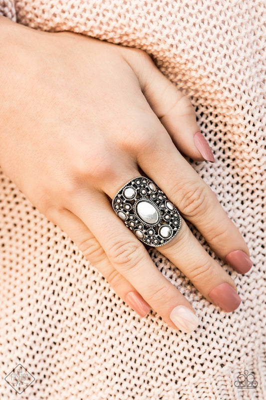 Paparazzi Maven Haven Solver Silver Ring