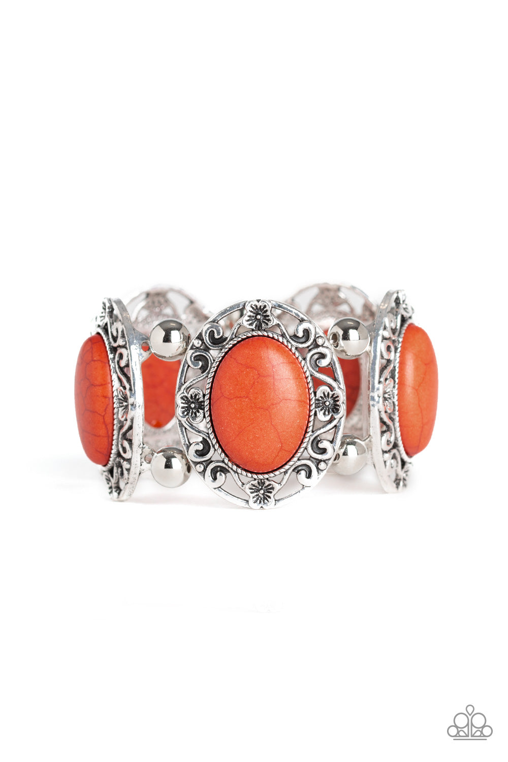 Rodeo Rancho - Orange Bracelet - Paparazzi