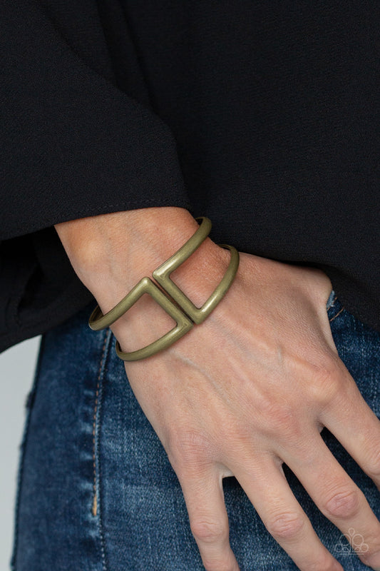 Paparazzi Bracelet Geo Glam - Brass