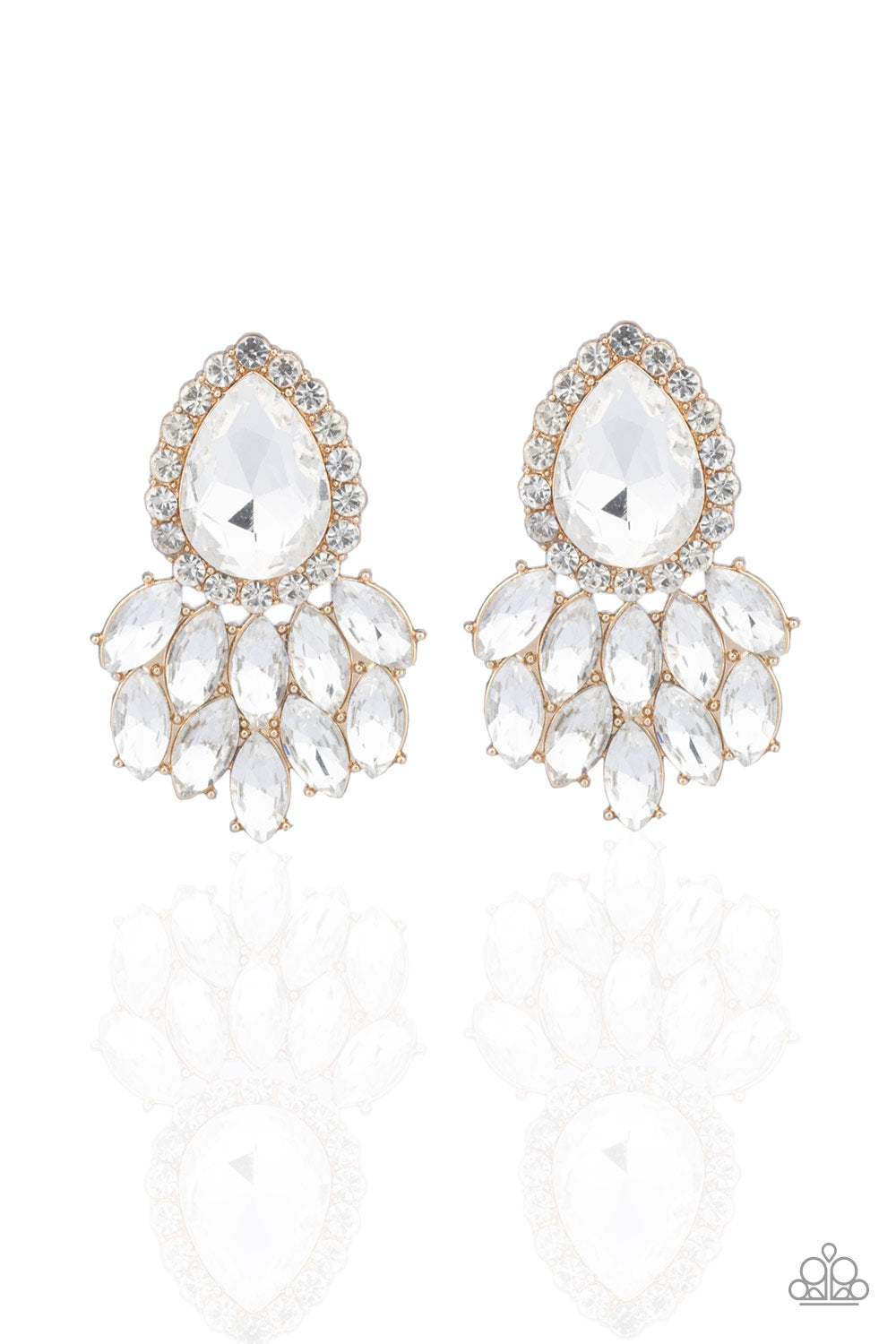 Paparazzi-A Breath of Fresh HEIR - Gold Earrings