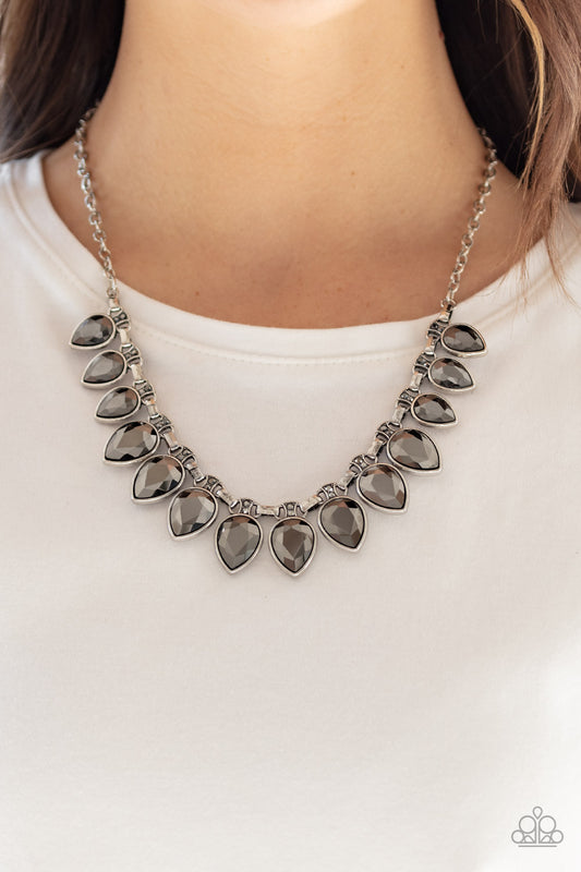 FEARLESS is More - Silver Paparazzi Necklace