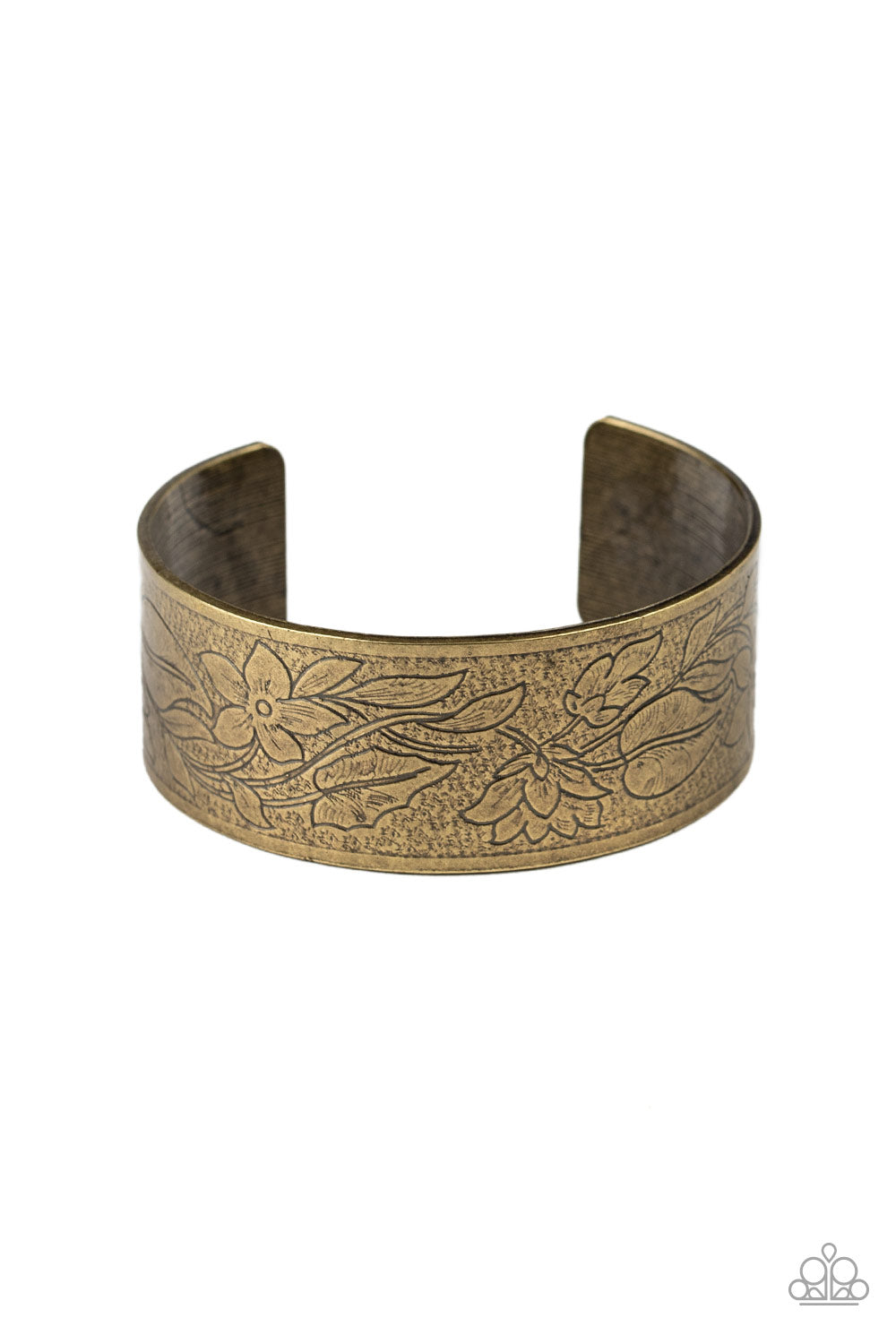 Garden Variety - Brass Cuff Bracelet - Paparazzi