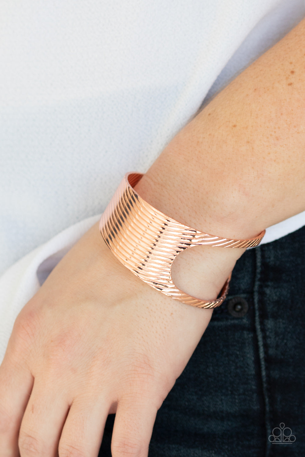 What GLEAMS Are Made Of - Copper Cuff - Paparazzi