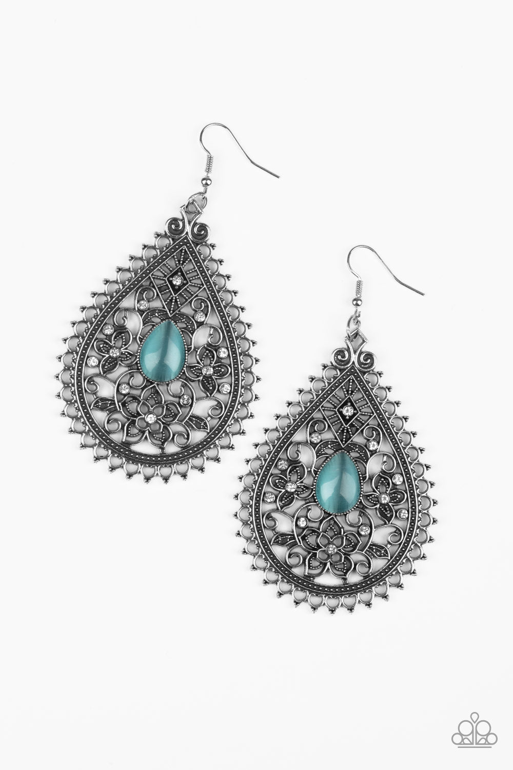 Paparazzi Eden Glow - Blue Earrings