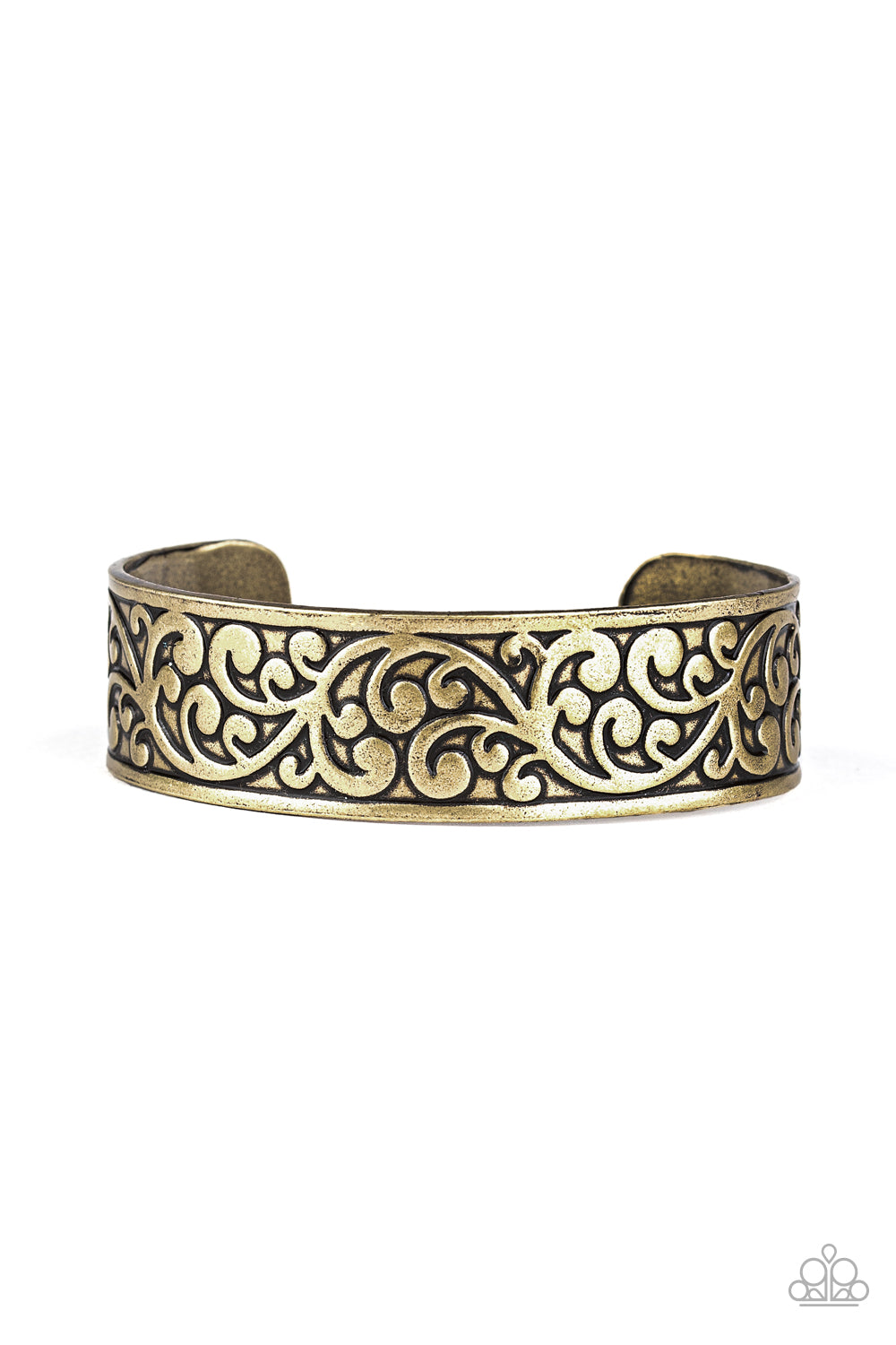 Read The VINE Print - Brass Cuff Bracelet - Paparazzi