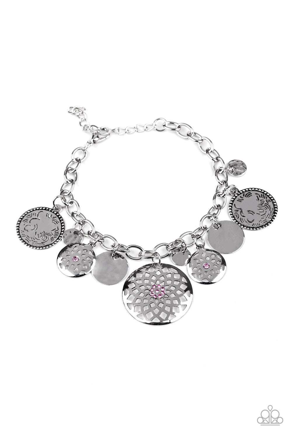 Trinket Tranquility - Pink Paparazzi Bracelet