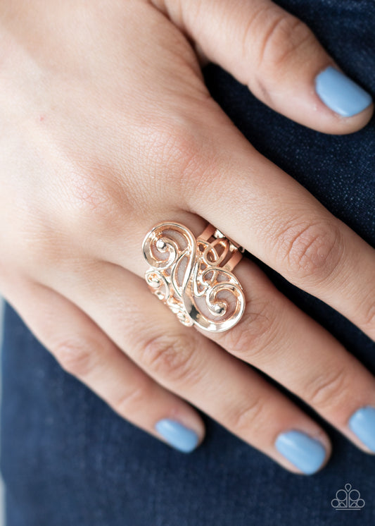 Paparazzi Musical Motif - Rose Gold Ring