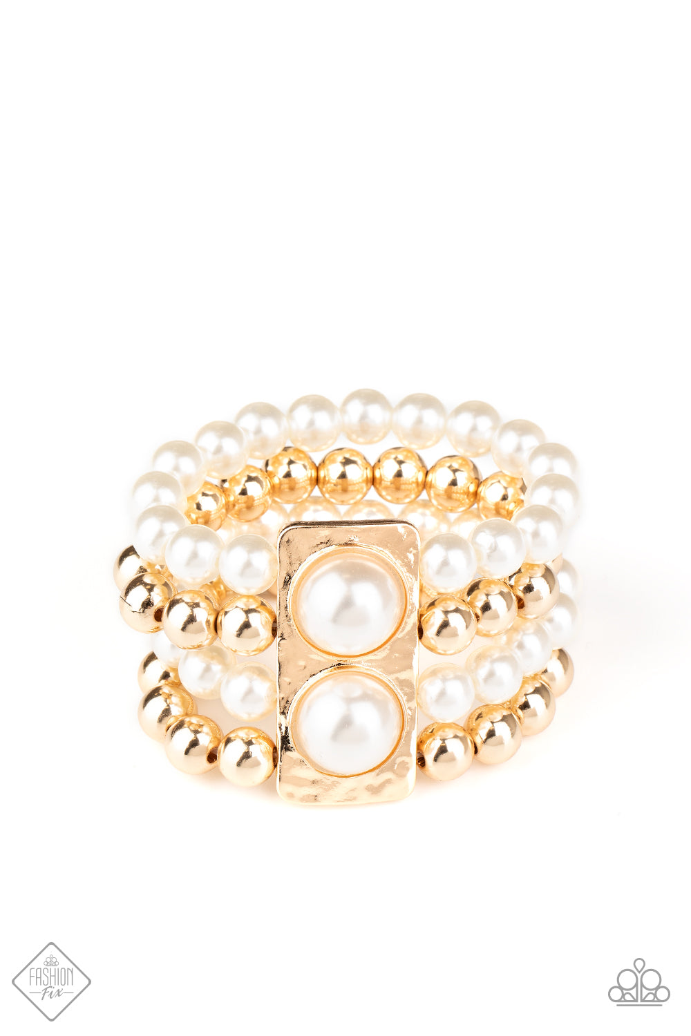 WEALTH-Conscious - Gold Paparazzi Bracelet