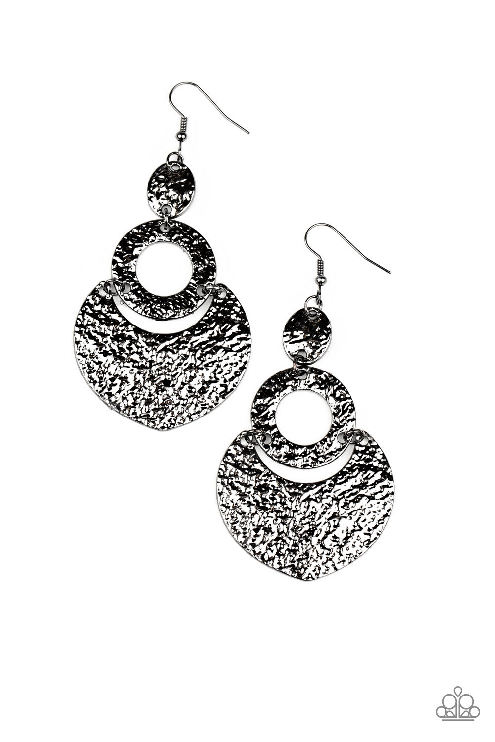 Shimmer Suite - Black Paparazzi Earrings